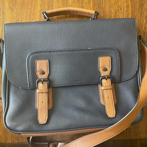 Aldo Bags Aldo Briefcase Blue Poshmark
